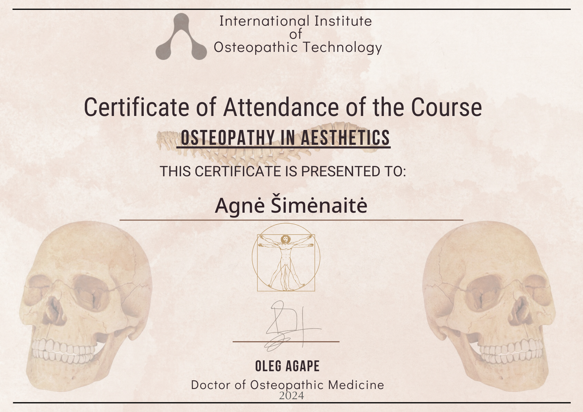 Osteopathy in Aesthetics